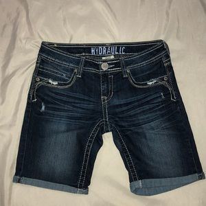 Hydraulic Jean Shorts